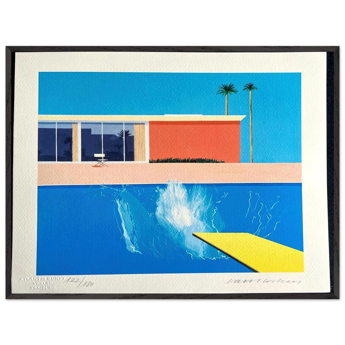 David Hockney - David Hockney Wall art - A2 (42 x 59.4  cm) - Fine Art Poster-canvas - -