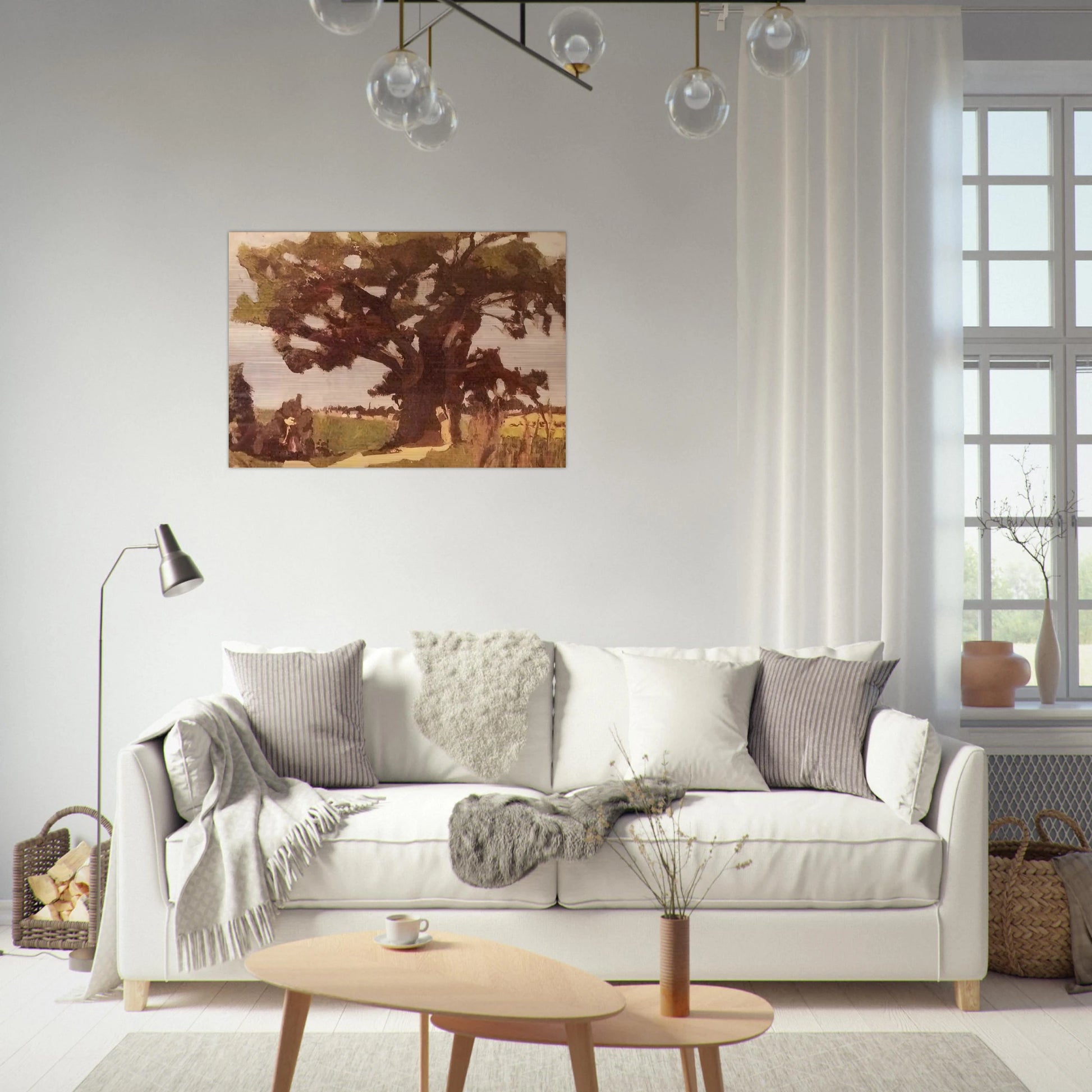 BLASTED OAK BOHAIN 1903 - Henri Matisse Brushed Aluminum Print - 70x100 cm / 28x40 inches | Henri Matisse Aluminum Print | Henri Matisse Prints