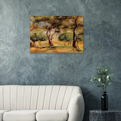The Garden Collettes - Pierre-Auguste Renoir Brushed Aluminum Print - 70x100 cm / 28x40 inches | Pierre-Auguste Renoir Aluminum Print | Pierre-Auguste Renoir Prints