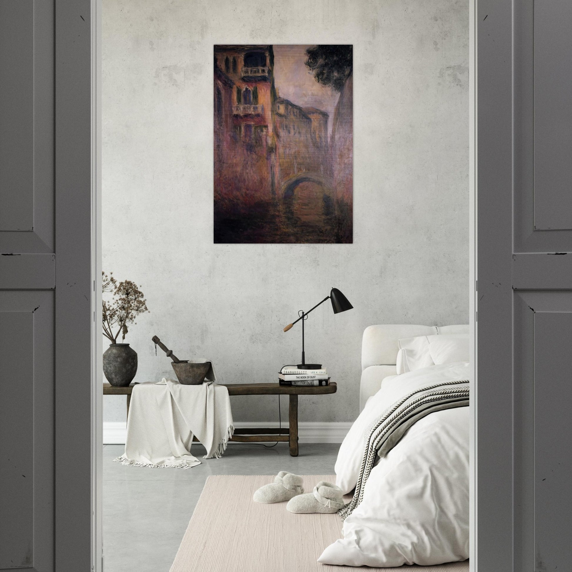 Rio della Salute 02 - claude monet Brushed Aluminum Print - 70x100 cm / 28x40 inches | claude monet Aluminum Print | claude monet Prints
