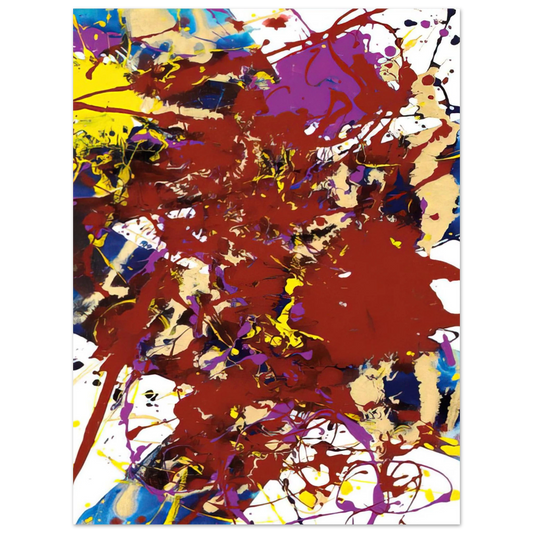 Sam Francis - Untitled  SFP94-99  SFF 1781   75x100 cm / 30x40inches Fine Art Poster