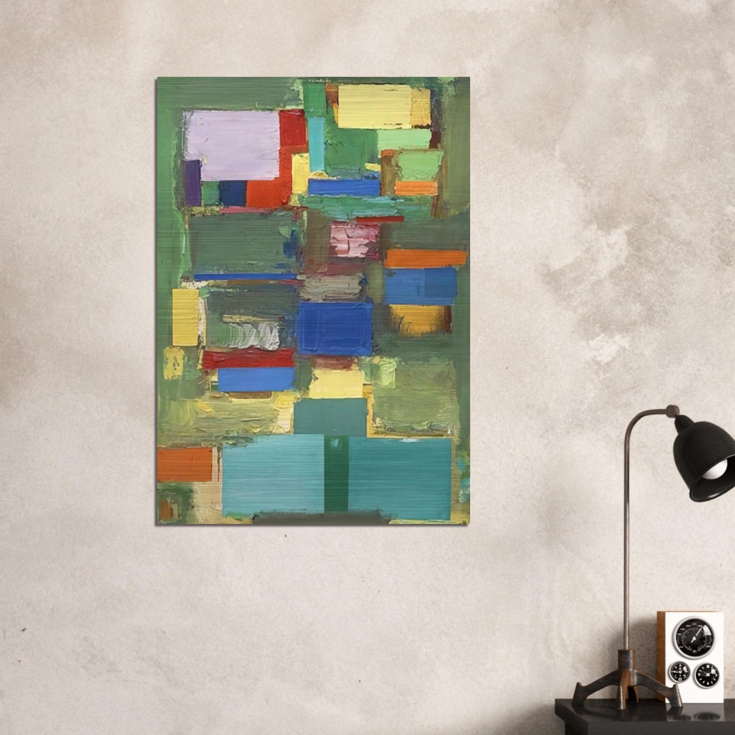 Morning Mist - Hans Hofmann Brushed Aluminum Print - 70x100 cm / 28x40 inches | Hans Hofmann Aluminum Print | Hans Hofmann Prints