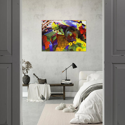 MURNAU GARDEN 1910 - Wassily Kandinsky Brushed Aluminum Print - 70x100 cm / 28x40 inches | Wassily Kandinsky Aluminum Print | Wassily Kandinsky Prints