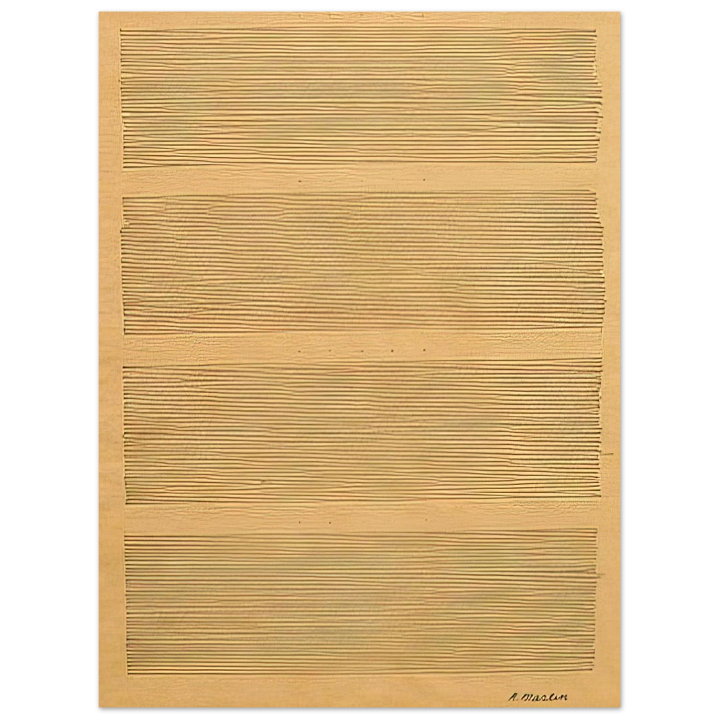Agnes Martin - Morning Star  75x100 cm / 30x40inches Fine Art Poster