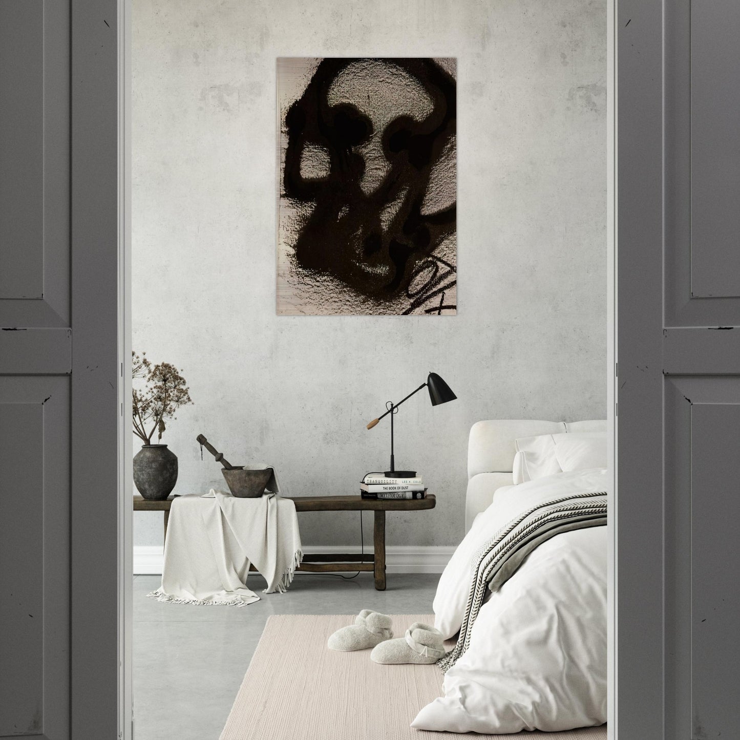 EQUATION III 1987 - Antoni Tapies Brushed Aluminum Print - 70x100 cm / 28x40 inches | Antoni Tapies Aluminum Print | Antoni Tapies Prints
