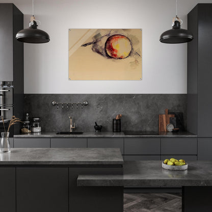 Study of an Apple - Paul Cézanne Acrylic Print - 70x100 cm / 28x40″ inches