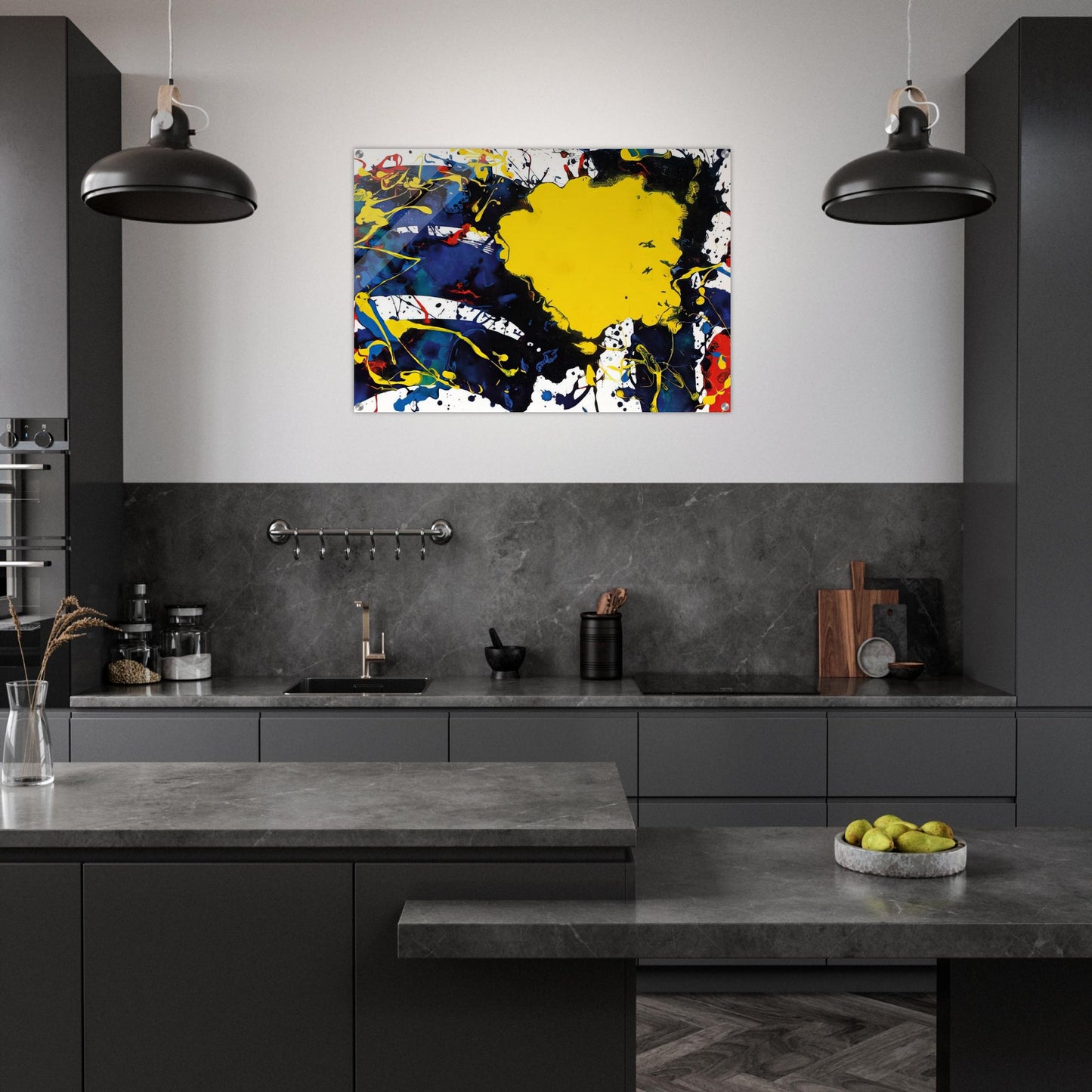 Untitled  SFP94-135  SFF 1805  - Sam Francis Acrylic Print - 70x100 cm / 28x40″ inches