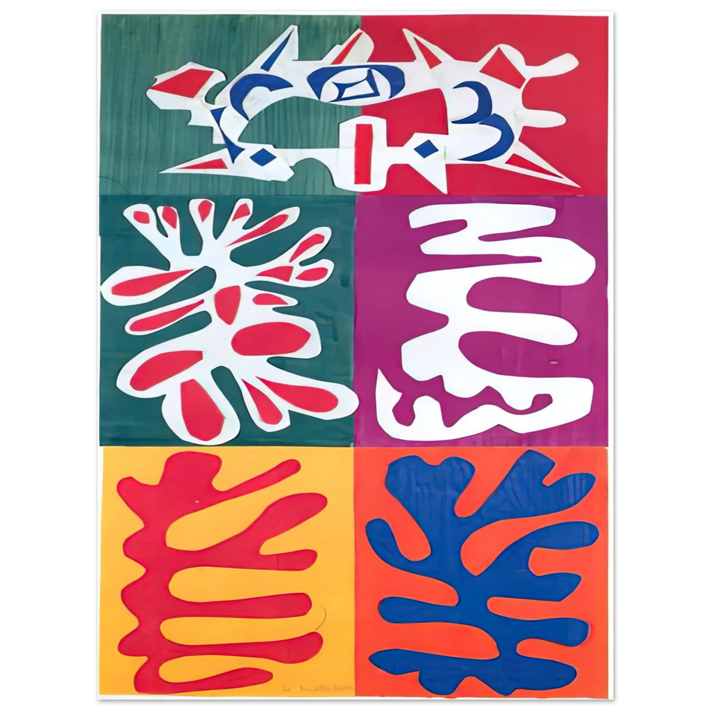 Henri Matisse - PANEL WITH MASK 1947  75x100 cm / 30x40inches Fine Art Poster
