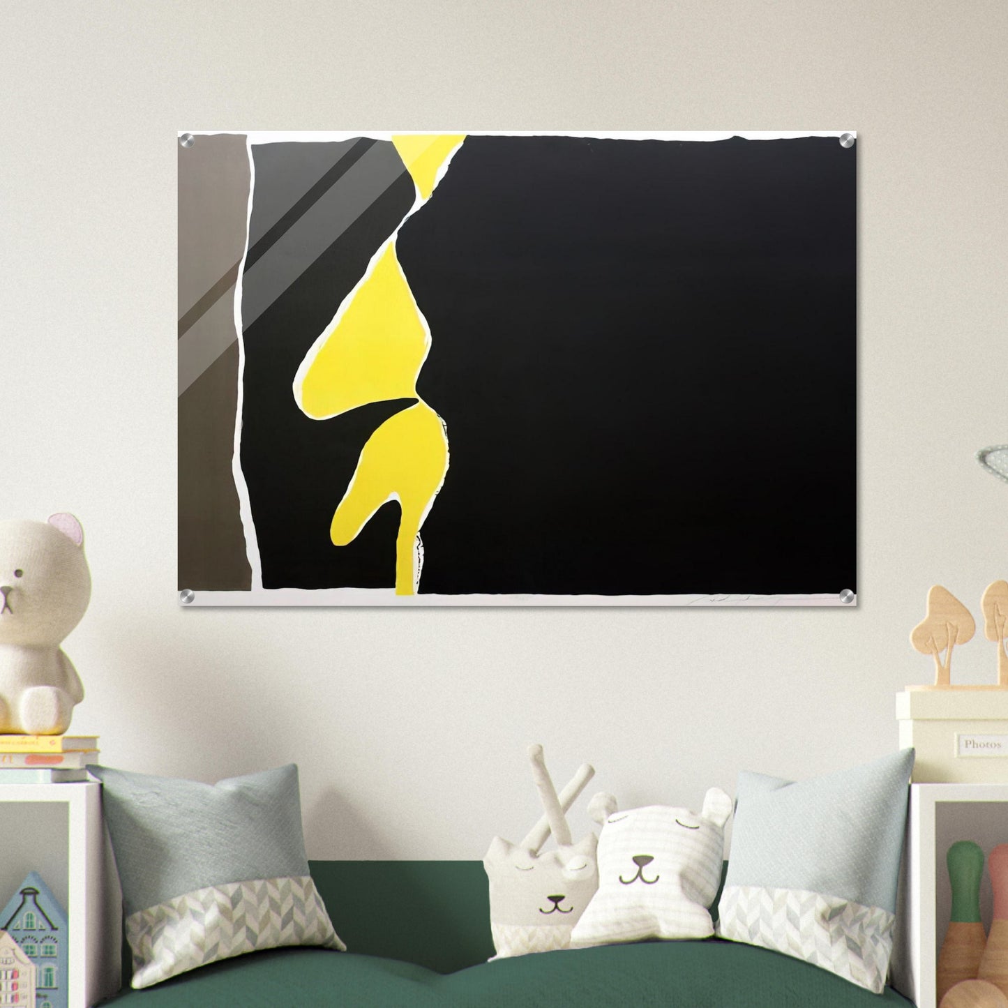 Hommage to the First Monk Immolating Himself in Saigon - 1966 - Adja Yunkers Acrylic Print - 70x100 cm / 28x40″ inches | Adja Yunkers Wall Art | Adja Yunkers Prints