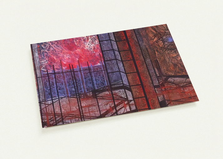 Chronicle - 1964 By Jimmy Ernst Pack of 10 Post Cards | Jimmy Ernst Post Cards | A6 (10.5 x 14.8 cm) - 4.1 x 5.8 inches