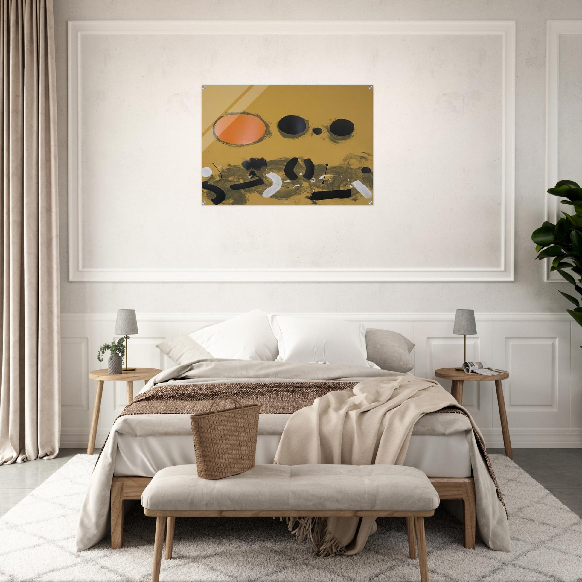 Orange Oval - 1972 - Adolph Gottlieb Acrylic Print - 70x100 cm / 28x40″ inches