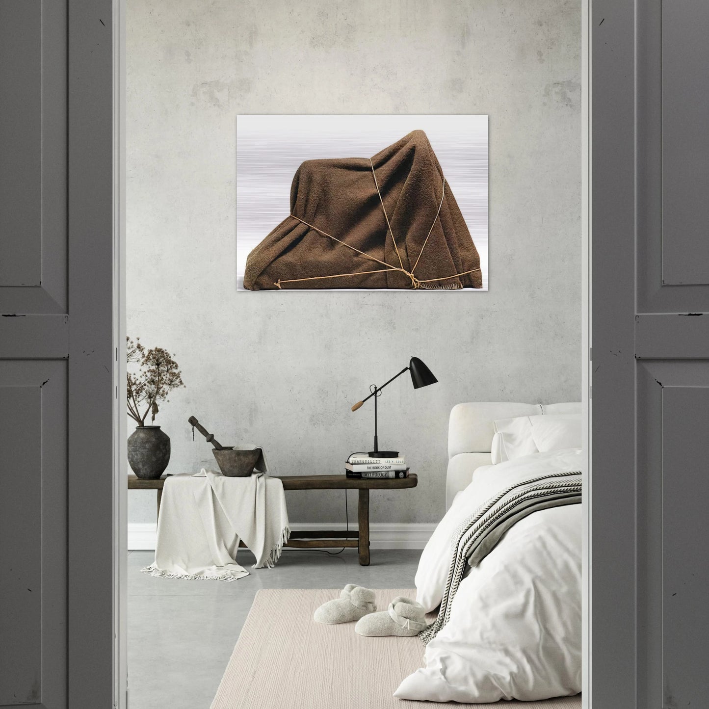THE ENIGMA OF ISIDORE DUCASSE 1920 - Man Ray Brushed Aluminum Print - 70x100 cm / 28x40 inches | Man Ray Aluminum Print | Man Ray Prints