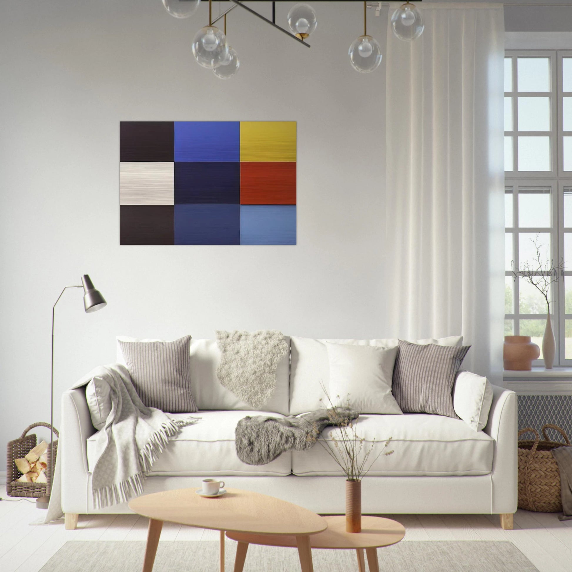 M‚diterann‚e - Ellsworth Kelly Brushed Aluminum Print - 70x100 cm / 28x40 inches | Ellsworth Kelly Aluminum Print | Ellsworth Kelly Prints