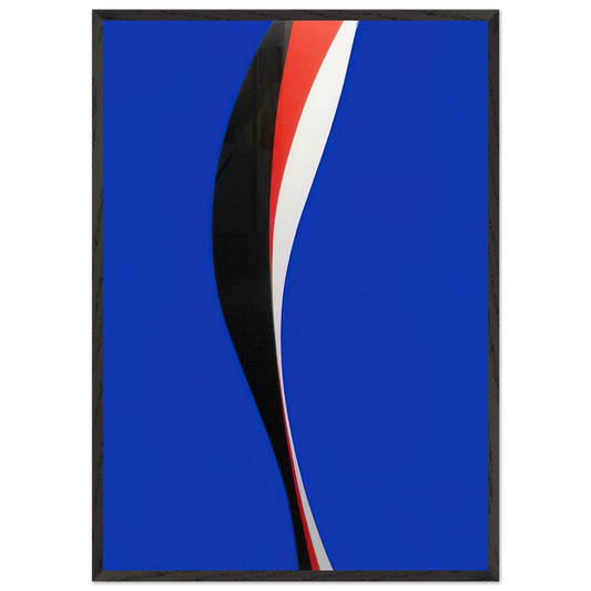 Untitled - Hard Edge Painting - Lorser Feitelson 70x100 cm / 28x40 inches Framed Art Print – Black Wooden Frame