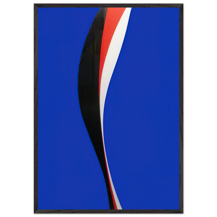 Untitled - Hard Edge Painting - Lorser Feitelson 70x100 cm / 28x40 inches Framed Art Print – Black Wooden Frame