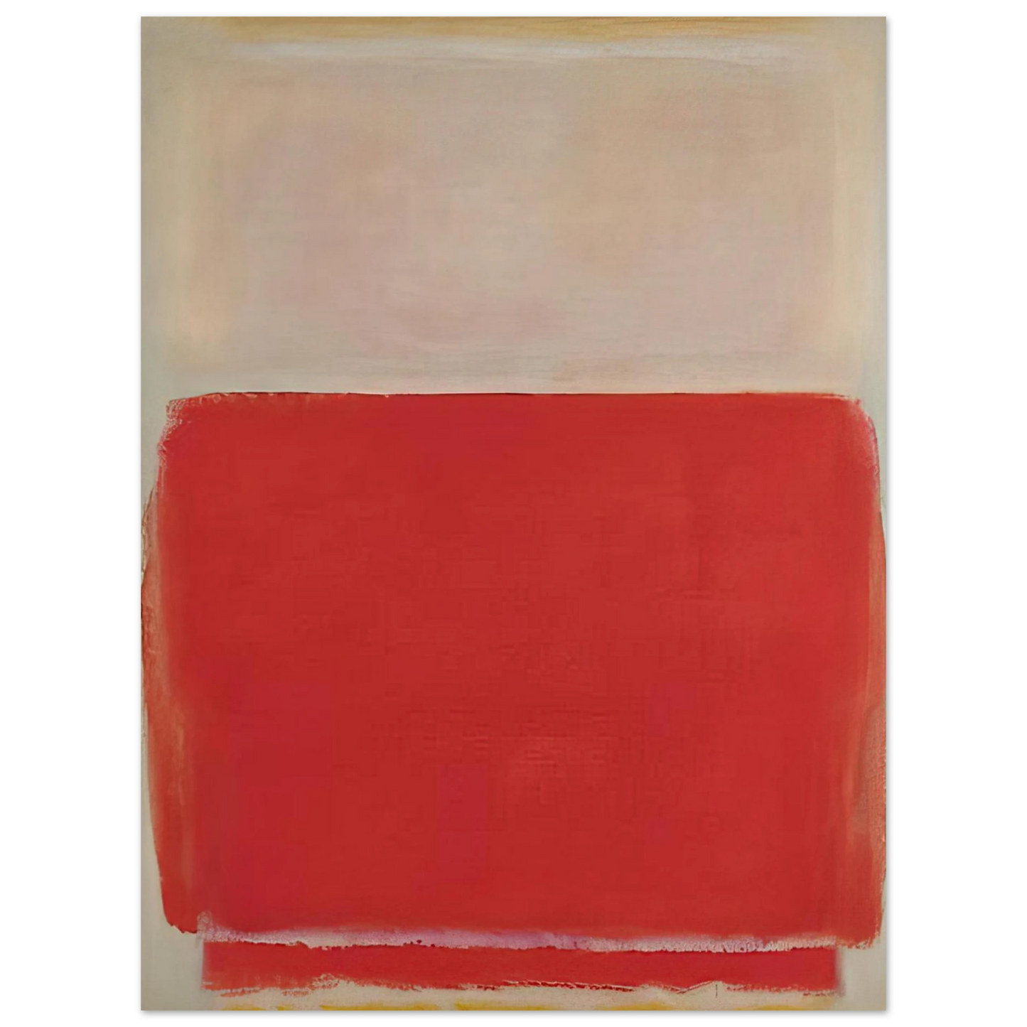 Mark Rothko - No. 3 - 1953 Wall Art - 60x80 cm / 24x32 inches - Fine Art Poster-canvas - -