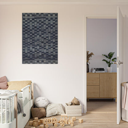 THICKLY SETTLED 1957 - Anni Albers Brushed Aluminum Print - 70x100 cm / 28x40 inches | Anni Albers Aluminum Print | Anni Albers Prints