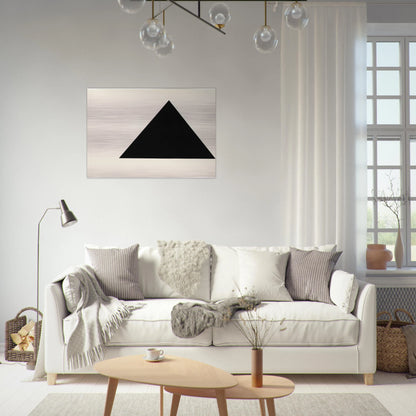 Triangle Form - Ellsworth Kelly Brushed Aluminum Print - 70x100 cm / 28x40 inches | Ellsworth Kelly Aluminum Print | Ellsworth Kelly Prints