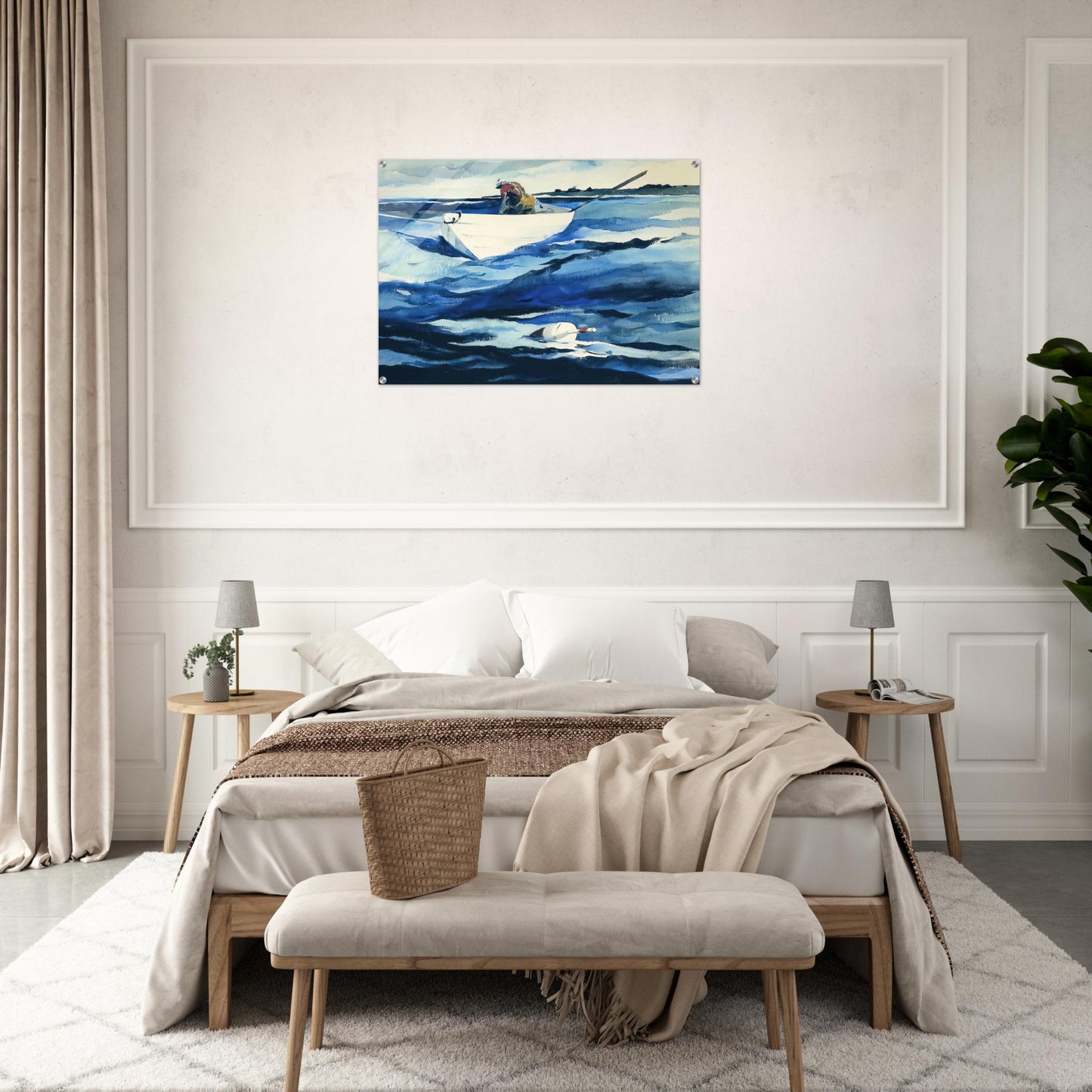 THE LOBSTERMAN - Andrew Wyeth Acrylic Print - 70x100 cm / 28x40″ inches