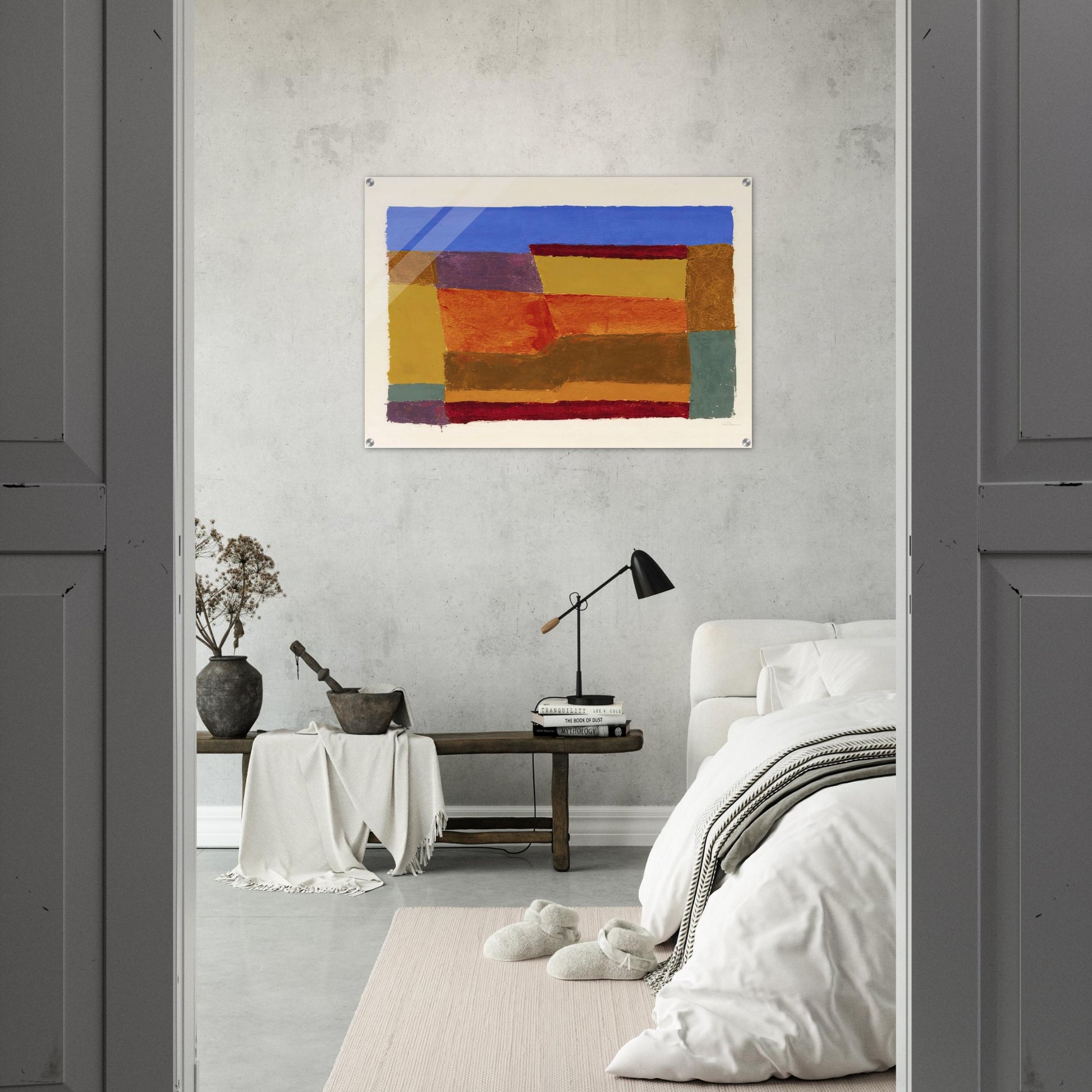 STUDY FOR LAYERED 1940 - Josef Albers Acrylic Print - 70x100 cm / 28x40″ inches
