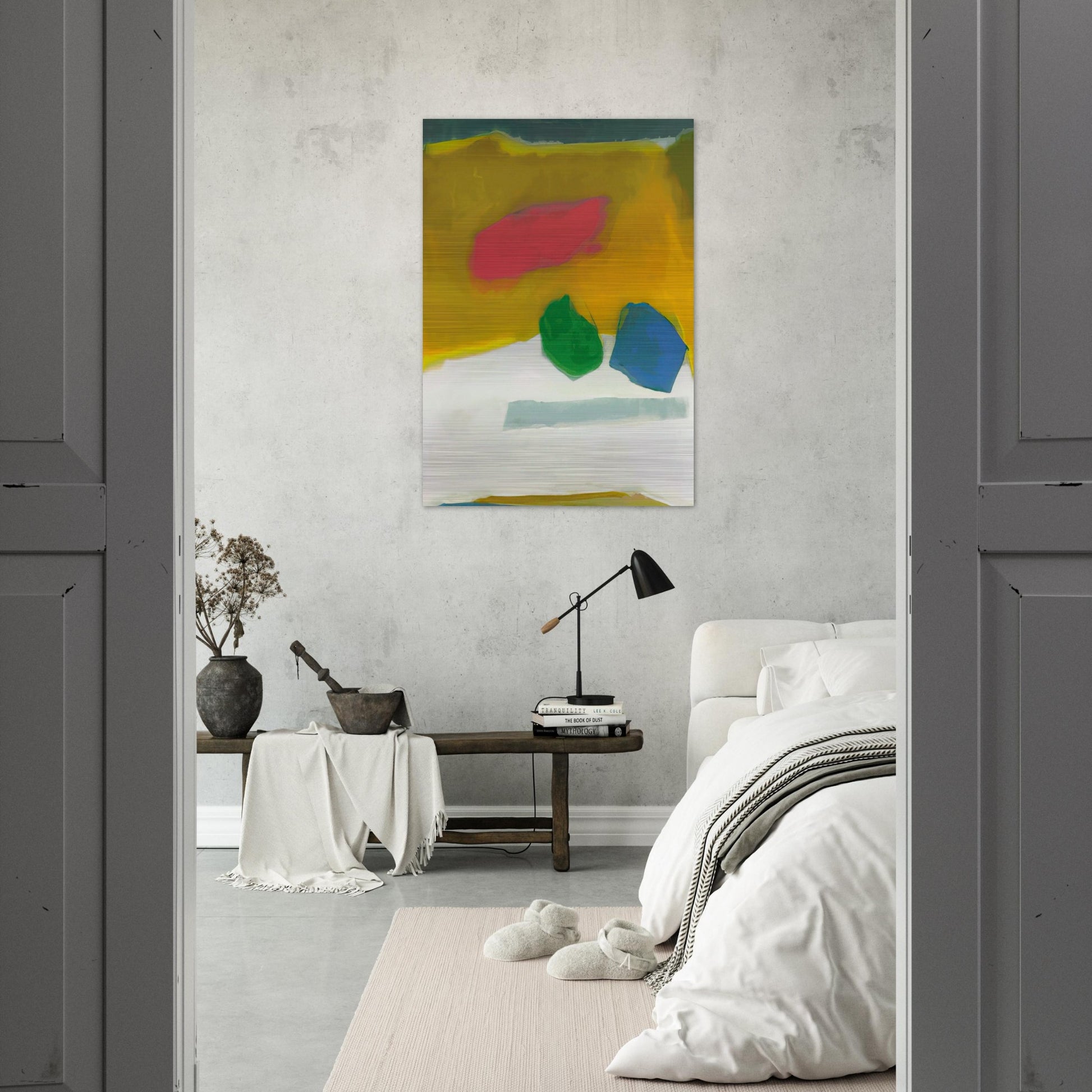 HARRIET 1984 - Esteban Vicente Brushed Aluminum Print - 70x100 cm / 28x40 inches | Esteban Vicente Aluminum Print | Esteban Vicente Prints