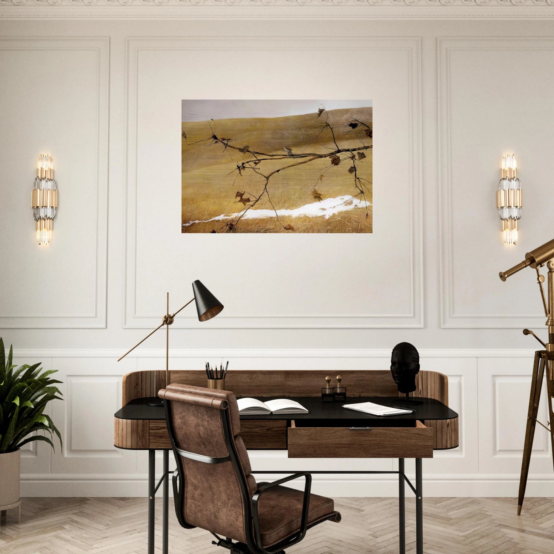 LONG LIMB - Andrew Wyeth Brushed Aluminum Print - 70x100 cm / 28x40 inches | Andrew Wyeth Aluminum Print | Andrew Wyeth Prints
