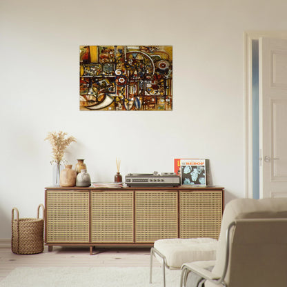 Opaque Harmony - Richard Pousette-Dart Brushed Aluminum Print - 70x100 cm / 28x40 inches | Richard Pousette-Dart Aluminum Print | Richard Pousette-Dart Prints