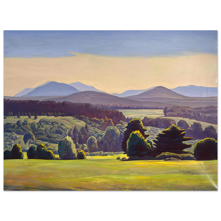 Rockwell Kent - Summer Day. Asgaard  75x100 cm / 30x40inches Fine Art Poster