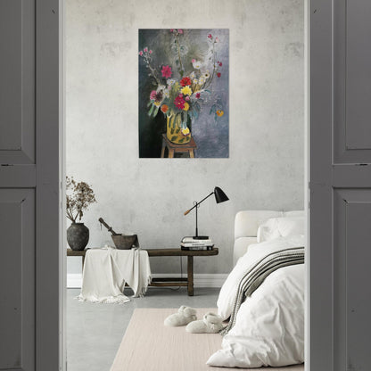 BOUQUET OF MIXED FLOWERS 1917 - Henri Matisse Brushed Aluminum Print - 70x100 cm / 28x40 inches | Henri Matisse Aluminum Print | Henri Matisse Prints