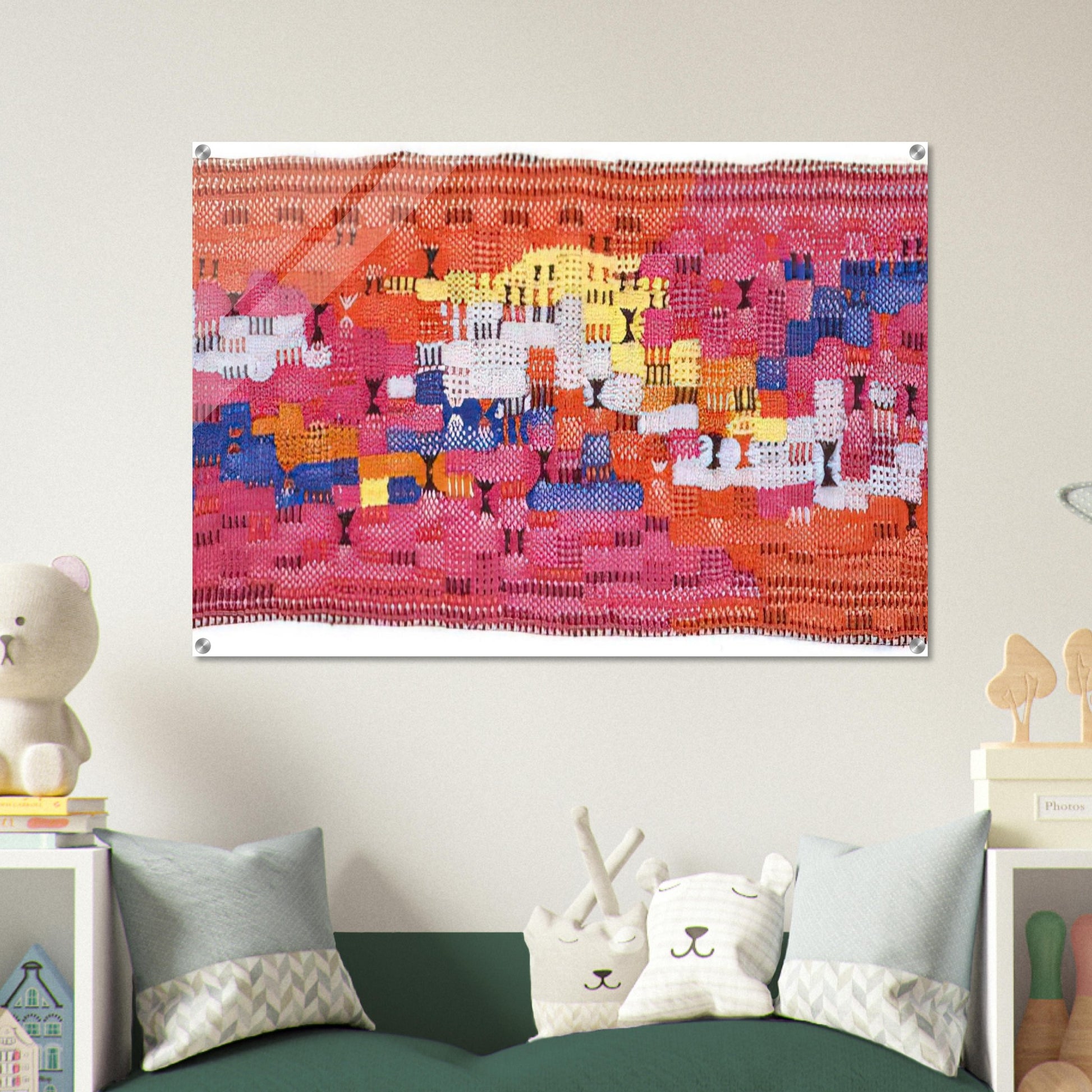 SOUTH OF THE BORDER 1958 - Anni Albers Acrylic Print - 70x100 cm / 28x40″ inches | Anni Albers Wall Art | Anni Albers Prints