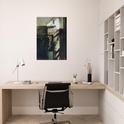 BIRD IN THE HOUSE - Andrew Wyeth Brushed Aluminum Print - 70x100 cm / 28x40 inches | Andrew Wyeth Aluminum Print | Andrew Wyeth Prints