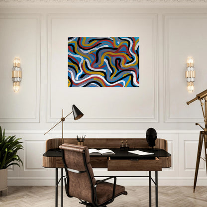 Untitled - Sol LeWitt Brushed Aluminum Print - 70x100 cm / 28x40 inches | Sol LeWitt Aluminum Print | Sol LeWitt Prints