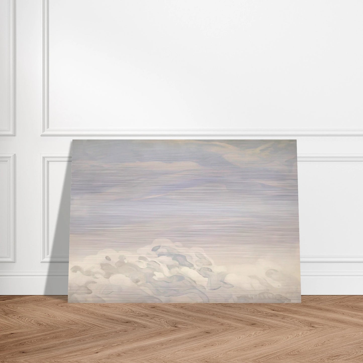 Study for Clouds I - 1979 - Neil Welliver Brushed Aluminum Print - 70x100 cm / 28x40 inches | Neil Welliver Aluminum Print | Neil Welliver Prints