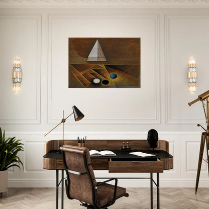 Sketch Painted in Santa Fe, New Mexico - 1944 - Lawren Harris Brushed Aluminum Print - 70x100 cm / 28x40 inches | Lawren Harris Aluminum Print | Lawren Harris Prints