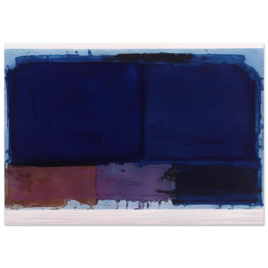 Vigil - 1980 - John Hoyland Brushed Aluminum Print - 70x100 cm / 28x40 inches | John Hoyland Aluminum Print | John Hoyland Prints